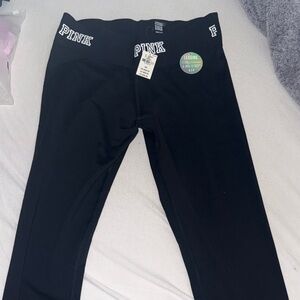 PINK Victoria's Secret black Leggings